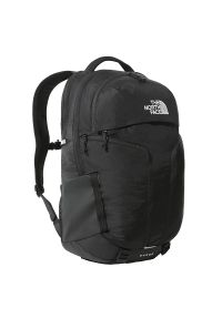 Plecak The North Face Surge 0A52SGKX71 - czarny. Kolor: czarny. Materiał: polar. Wzór: paski. Styl: casual, sportowy