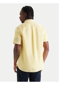 TOMMY HILFIGER - Tommy Hilfiger Koszula MW0MW42450 Żółty Regular Fit. Kolor: żółty. Materiał: bawełna #5