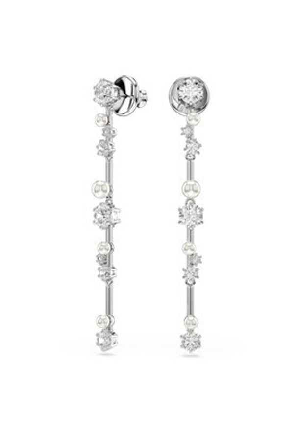 Swarovski Kolczyki Constella 5705614 Srebrny. Materiał: metalowe. Kolor: srebrny
