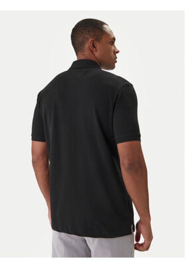 La Martina Polo BPMP01 PK031 Czarny Regular Fit. Typ kołnierza: polo. Kolor: czarny. Materiał: bawełna