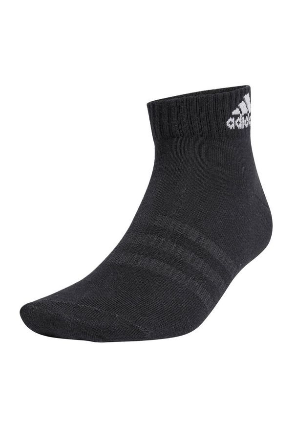 Adidas - Skarpety adidas Thin and Light Ankle Socks 3P. Kolor: biały, wielokolorowy, czarny, szary