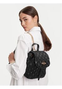 Love Moschino - LOVE MOSCHINO Plecak JC4015PP1NLH0000 Czarny. Kolor: czarny. Materiał: skóra #1