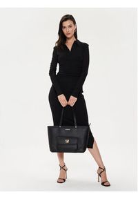 Love Moschino - LOVE MOSCHINO Torebka JC4131PP1ILM0000 Czarny. Kolor: czarny. Materiał: skórzane #4