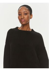 Pinko Sweter Armadillo 102241 A1CH Czarny Regular Fit. Kolor: czarny. Materiał: wełna #3