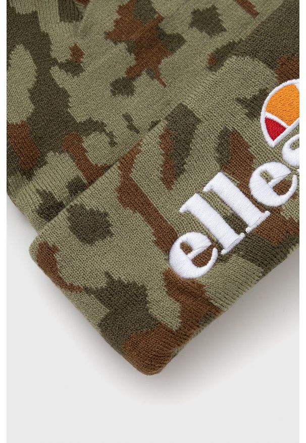 Ellesse Czapka kolor zielony z cienkiej dzianiny. Kolor: zielony. Materiał: dzianina