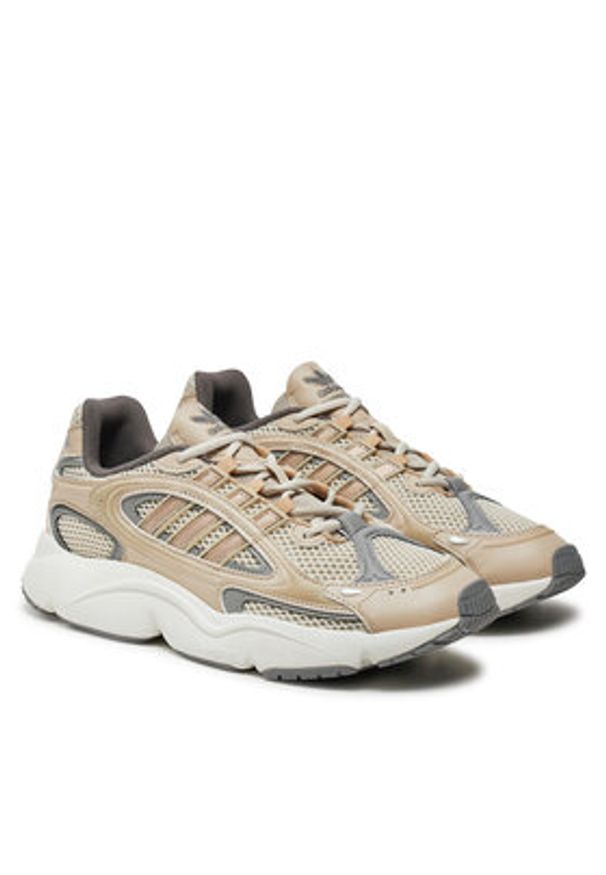 Adidas - adidas Sneakersy OZMILLEN IE3517 Beżowy. Kolor: beżowy. Materiał: materiał