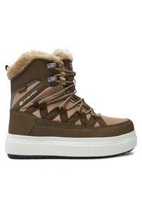 ALPINE PRO - Śniegowce Alpine Pro. Kolor: brązowy #1