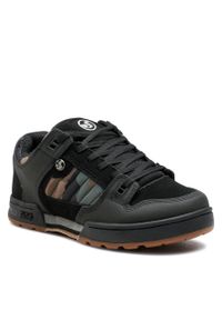 Sneakersy DVS Militia DVF0000110 Black Camo 973. Kolor: czarny. Materiał: skóra