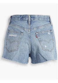 Levi's® Szorty jeansowe 501® 563270314 Niebieski Slim Fit. Kolor: niebieski. Materiał: jeans, bawełna