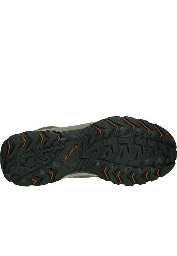 columbia - Buty Trekkingowe Męskie Columbia Redmond III Mid Waterproof. Kolor: czerwony, wielokolorowy, brązowy. Materiał: skóra, syntetyk. Sport: turystyka piesza
