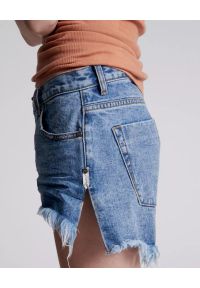 ONETEASPOON - Szorty jeansowe Marlons Low Waist. Stan: obniżony. Kolor: niebieski. Materiał: jeans. Wzór: aplikacja #10