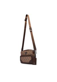 Guess Saszetka Milano HMMIL LP6222 Brązowy. Kolor: brązowy. Materiał: skóra #3