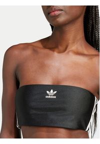 Adidas - adidas Top 3-Stripes Tube IX7823 Czarny Slim Fit. Kolor: czarny. Materiał: syntetyk #6