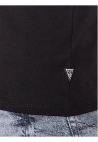 Guess T-Shirt M3BI67 K9RM1 Czarny Slim Fit. Kolor: czarny. Materiał: bawełna