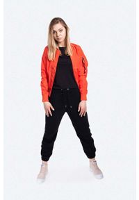 Alpha Industries kurtka bomber damski kolor czerwony przejściowa 141041.577-CZERWONY. Okazja: na co dzień. Kolor: czerwony. Styl: casual #7