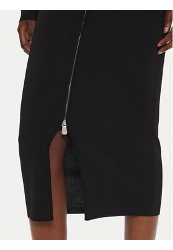 Pinko Sukienka codzienna Levulosio Abito 103989 A22A Czarny Slim Fit. Okazja: na co dzień. Kolor: czarny. Materiał: syntetyk. Typ sukienki: proste. Styl: casual