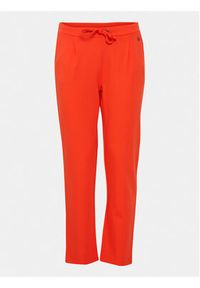 Fransa Spodnie materiałowe 20605622 Czerwony Regular Fit. Kolor: czerwony. Materiał: wiskoza