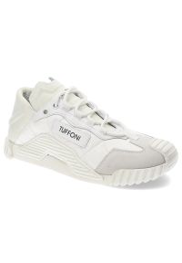 Białe Sneakersy Tuffoni Modne Obuwie Damskie. Okazja: na co dzień. Kolor: biały. Materiał: materiał. Styl: casual #1