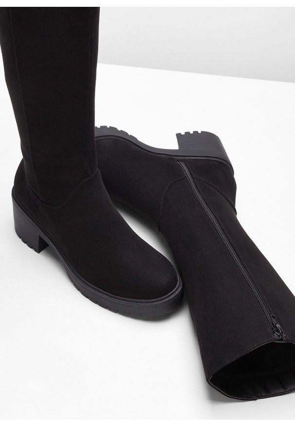 bonprix - Kozaki. Kolor: czarny