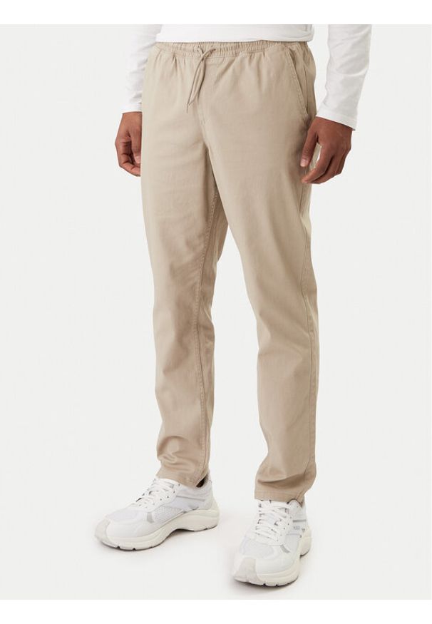 Jack & Jones Joggery Stace Dylan 12288472 Brązowy Regular Fit. Kolor: brązowy. Materiał: bawełna