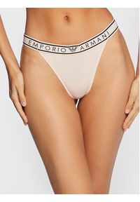 Emporio Armani Underwear Komplet 2 par stringów 164522 2F221 00470 Beżowy. Kolor: beżowy. Materiał: wiskoza