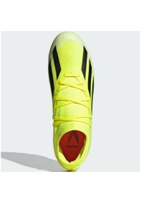 Adidas - Buty adidas X Crazyfast League 2G/3G M IF0677 żółte. Kolor: żółty. Materiał: materiał, syntetyk. Szerokość cholewki: normalna #5