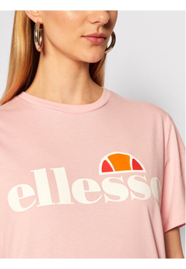 Ellesse T-Shirt Albany SGS03237 Różowy Regular Fit. Kolor: różowy. Materiał: bawełna