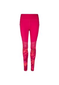 Damskie legginsy fitness Kilpi LIGANO-W. Kolor: różowy. Sport: fitness