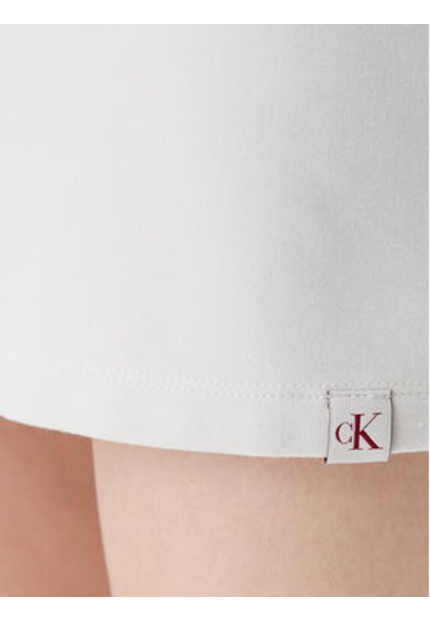 Calvin Klein Jeans Sukienka codzienna Milano J20J225292 Szary Slim Fit. Okazja: na co dzień. Kolor: szary. Materiał: wiskoza. Typ sukienki: proste. Styl: casual