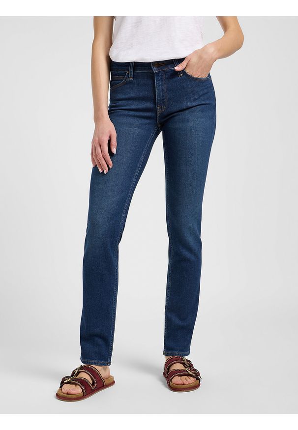 Lee - LEE DAMSKIE SPODNIE JEANSOWE LEE ELLY RAIN FALLS 112365083
