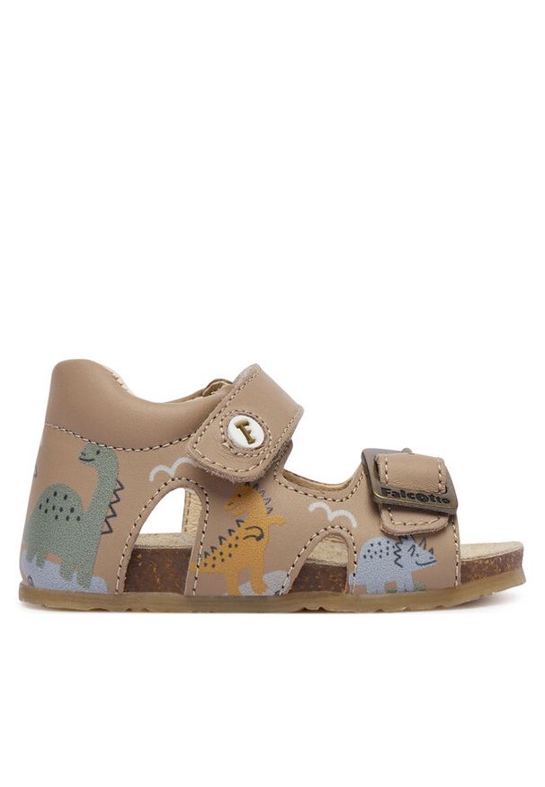 Sandały Falcotto. Kolor: beżowy