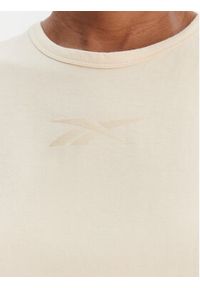 Reebok Top Erica RK25499CCW Beżowy Relaxed Fit. Kolor: beżowy. Materiał: bawełna #3
