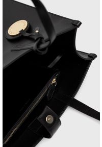 Emporio Armani torebka kolor czarny. Kolor: czarny. Rodzaj torebki: na ramię