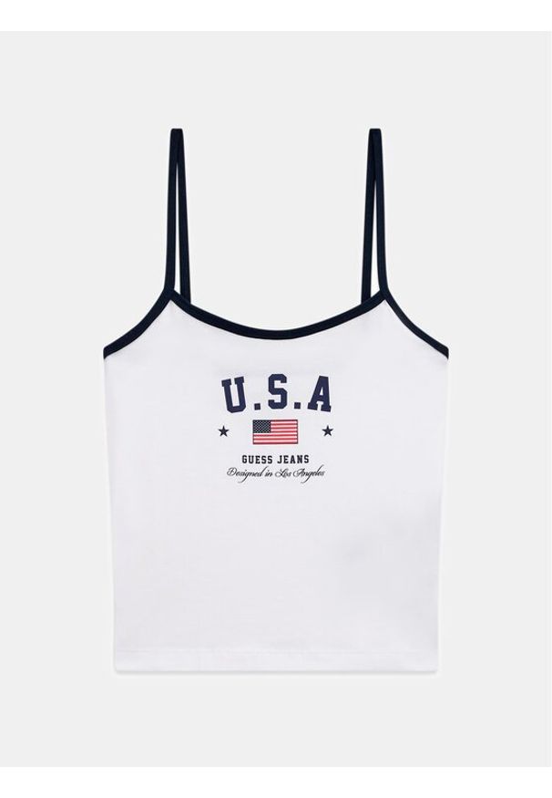 Guess T-Shirt 183097 Biały Classic Fit. Kolor: biały