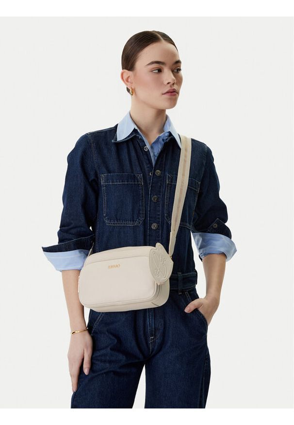 Liu Jo Torebka AA6176 E1012 Écru. Kolor: kremowy. Materiał: skórzane