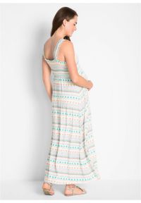 Sukienka ciążowa shirtowa bonprix biały wzorzysty. Kolekcja: moda ciążowa. Kolor: biały #5
