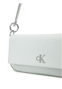 Calvin Klein Jeans Torebka Minimal Monogram Shoulder Pouch LV04K3161G Szary. Kolor: szary. Materiał: skórzane #5