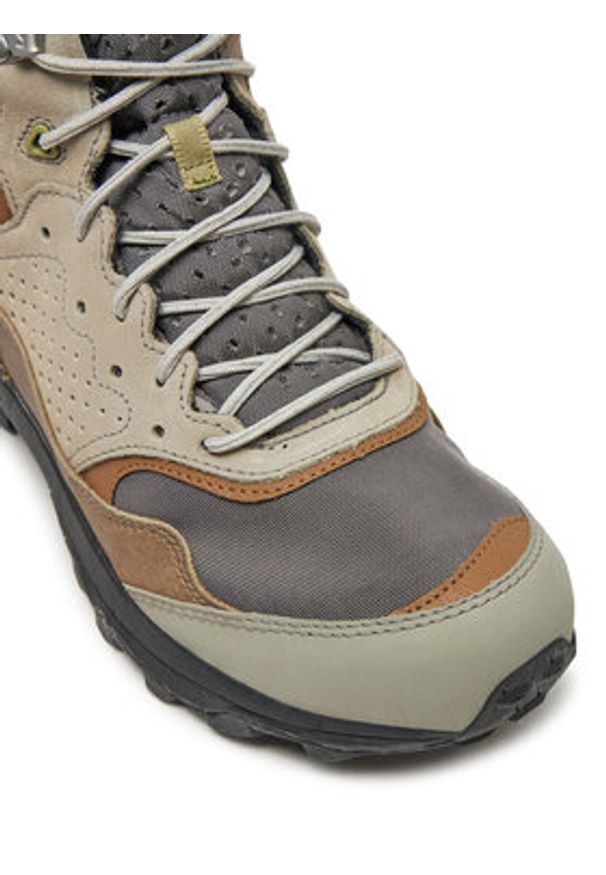 Merrell Trekkingi Speed Solo Mid Wp J037859 Szary. Kolor: szary. Materiał: zamsz, skóra. Sport: turystyka piesza