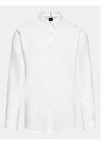 BOSS - Boss Koszula Rickert 50489341 Biały Regular Fit. Kolor: biały. Materiał: bawełna