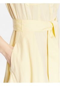 Polo Ralph Lauren Sukienka koszulowa 211904864001 Żółty Regular Fit. Typ kołnierza: polo. Kolor: żółty. Materiał: bawełna. Typ sukienki: koszulowe #3