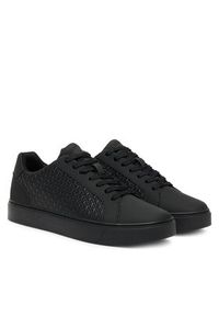 Calvin Klein Sneakersy Classic Cupsole Laceup Aop YM0YM01431 Czarny. Kolor: czarny. Materiał: skóra