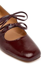 BALAGAN - Balagan Czółenka Greta Bordowy. Kolor: czerwony. Materiał: skóra #2