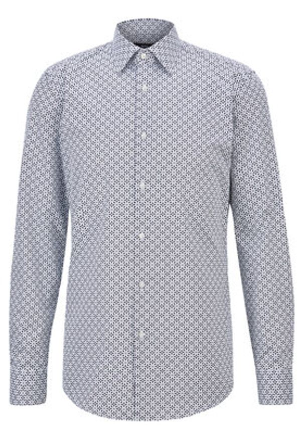 BOSS - Boss Koszula Jango 50446043 Kolorowy Slim Fit. Materiał: bawełna. Wzór: kolorowy