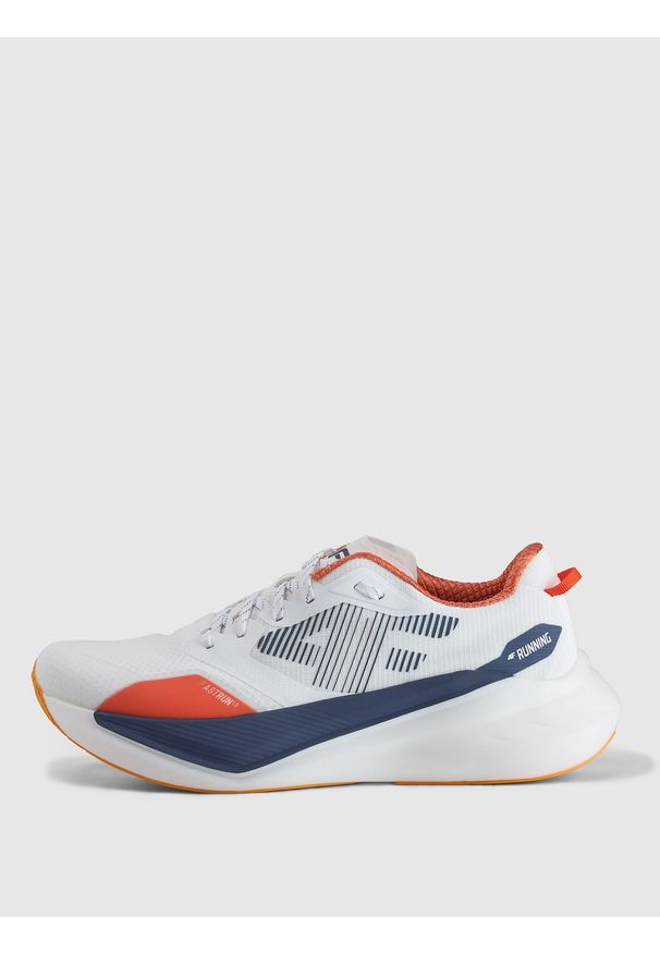 4f - 4F Niskie buty do biegania Fast Run 1.0 męskie - multikolor 41. Okazja: do domu, na co dzień. Wysokość cholewki: przed kostkę. Kolor: wielokolorowy. Materiał: poliester, materiał, guma. Szerokość cholewki: normalna. Sport: bieganie