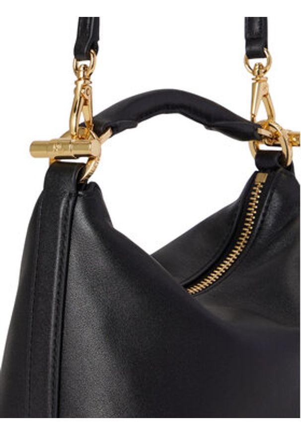 Lauren Ralph Lauren - LAUREN RALPH LAUREN Torebka 431P10531002 Czarny. Kolor: czarny. Materiał: skórzane