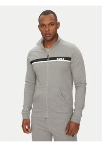 BOSS Bluza Authentic 50540660 Szary Regular Fit. Kolor: szary. Materiał: bawełna