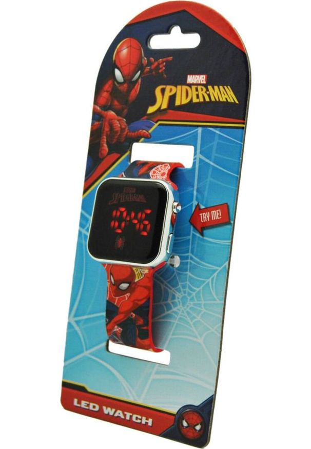 Kids Euroswan Zegarek cyfrowy LED Spiderman SPD4800 Kids Euroswan. Rodzaj zegarka: cyfrowe