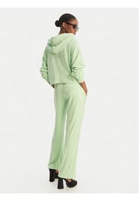 Juicy Couture Spodnie dresowe Tina JCWBJ126327 Zielony Straight Leg. Kolor: zielony. Materiał: syntetyk #3