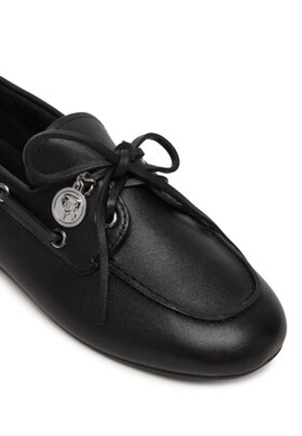 Karl Lagerfeld - KARL LAGERFELD Lordsy Marlee KL41325 Czarny. Kolor: czarny. Materiał: skóra