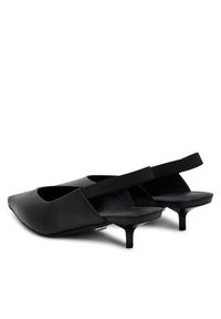 Max Mara Czółenka Slingy 2514521111600 Czarny. Kolor: czarny. Materiał: skóra #3